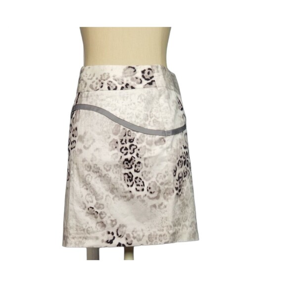 Emilio Pepe Italy Animal Print Mini Skirt Size 0 - Picture 4 of 6